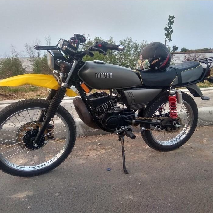 Rak depan motor yamaha yt115 warna hitam behel begel rack rx
