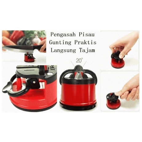 Asahan Pengasah Pisau Knife Sharpener With Sunction Pad 20066