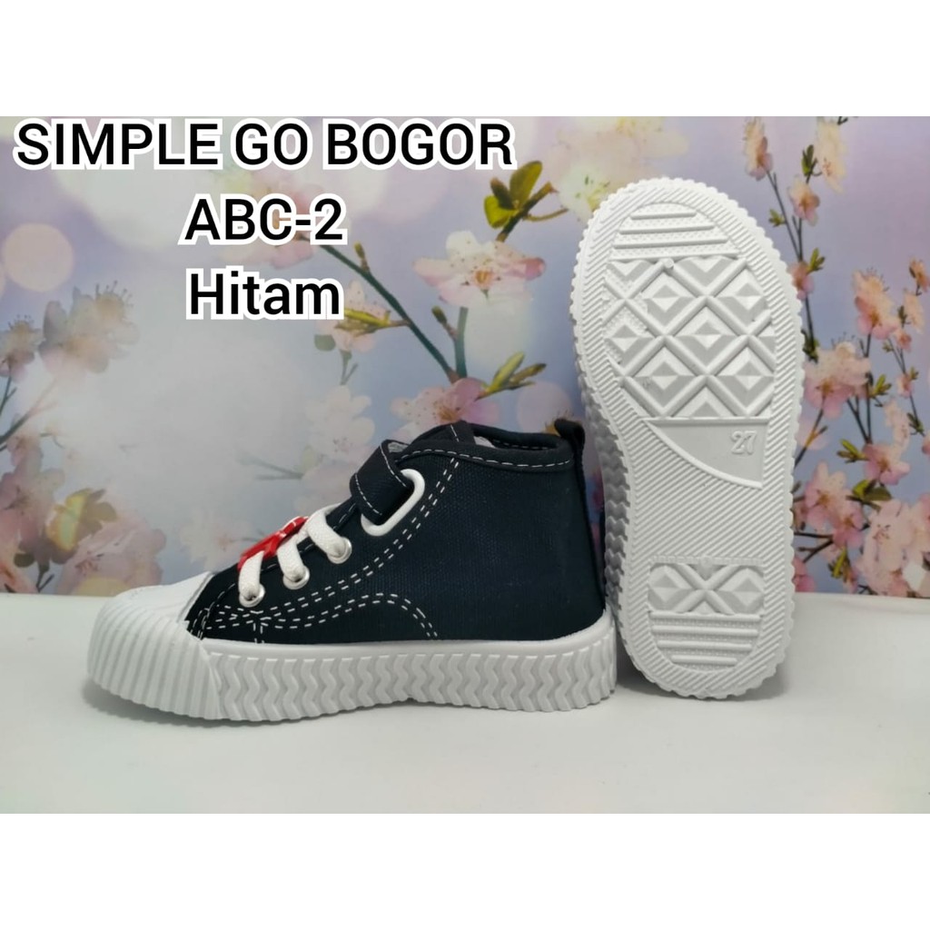 SEPATU IMPORT ANAK BALITA KANVAS ELASTIS MODEL KEKINIAN BEKRO ABC-2 UK 22-32