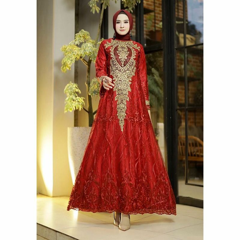 GAMIS LUMINA DRESS // GAMIS TULLE BRUKAT // GAMIS PESTA // BAJU KONDANGAN WANITA