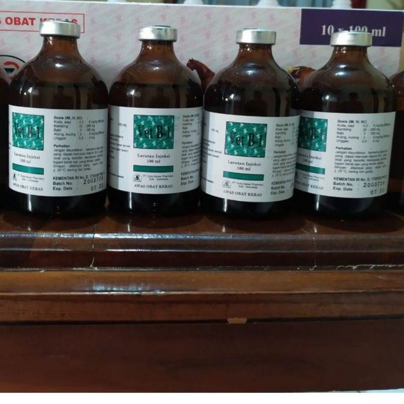 b1 duta kaisar vitamin injeksi 100ml obat hewan
