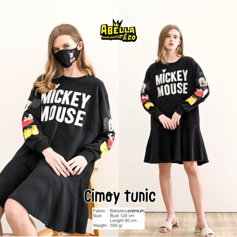 Pakaian Tunik Terbaru Bahan Babyteri Premium bahan halus nyaman dipakai Abella Pakaian tunik Origina