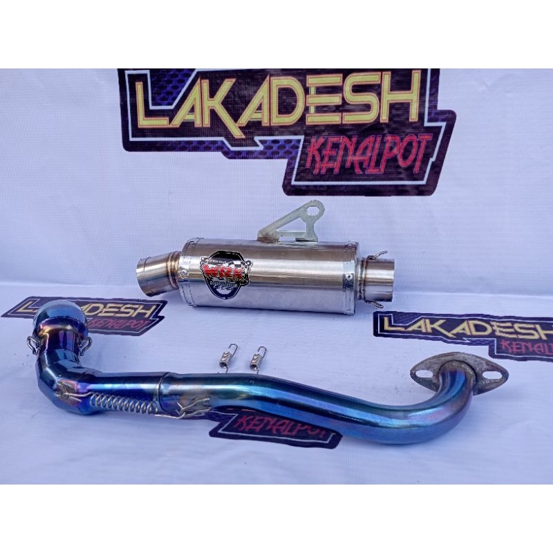 KNALPOT WRX LEHER BLUEMOON (INLET 38/50) BEAT MIO VARIO AEROX SCOOPY NMAX PCX ADV LEXI GENIO DLL