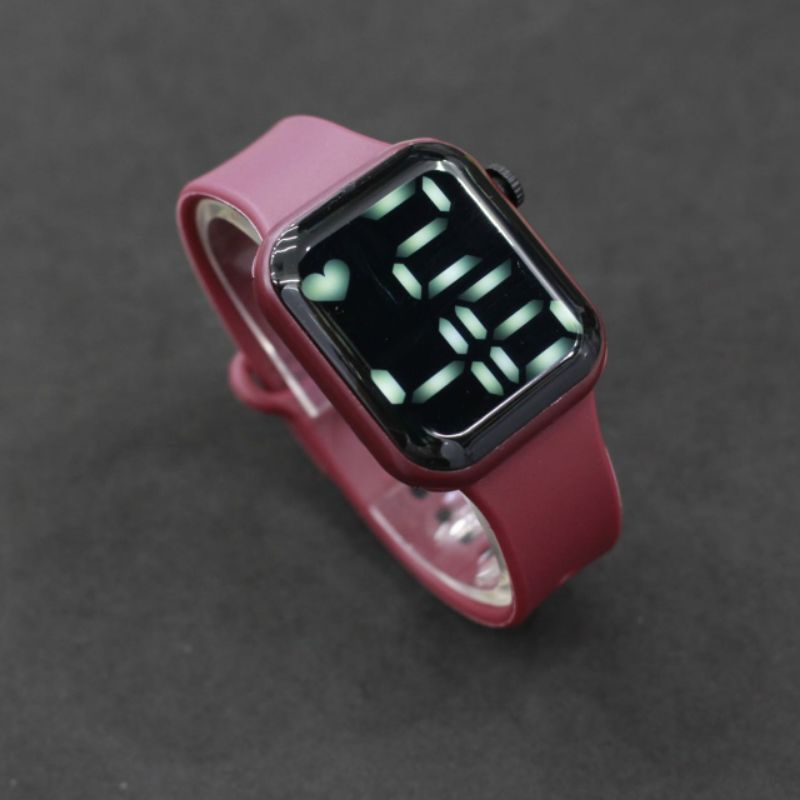 Jam Led watch kancing original FREE gift box