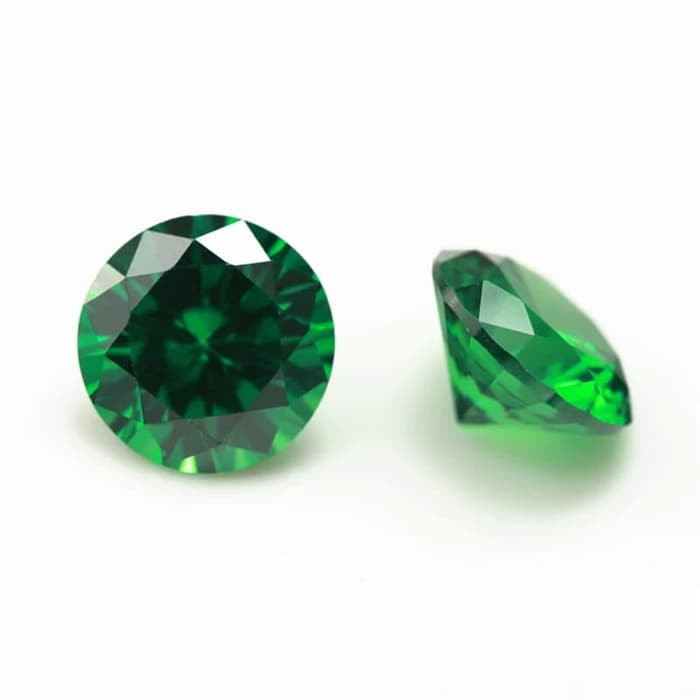 Cubic Zirconia Green 1.75 - 5MM A5 Quality Zircon