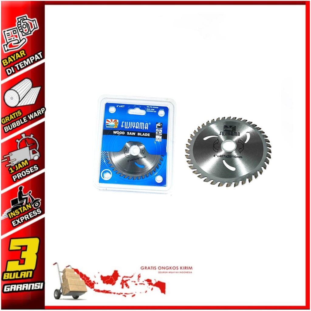 mata gerinda potong alumunium / kayu / fiber Multi cutter 4 X 40T