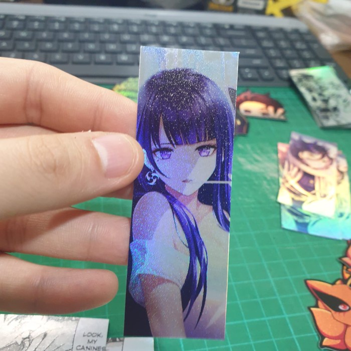 Sticker Hologram Anime - PSH858 Slap - Raiden Shogun