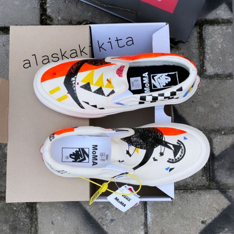 SEPATU SLIP ON MOMA VASILY KANDINSKY VANS SLOP MURAH