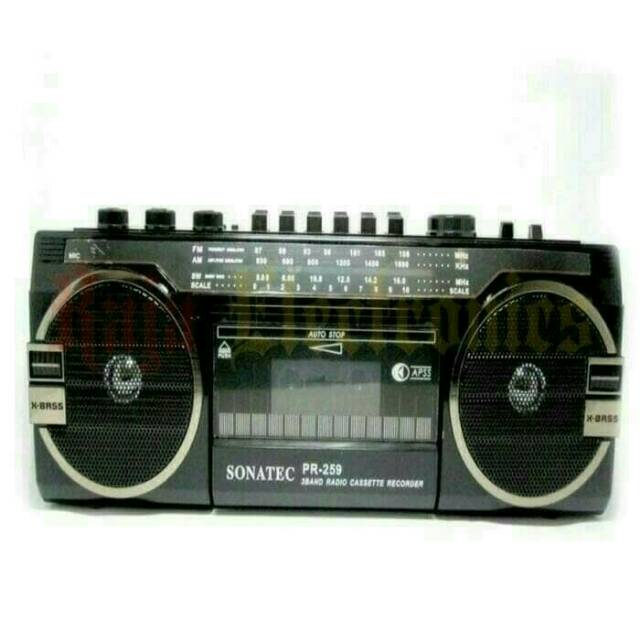 Radio tape sonatec pr259 bisa play usb dan memory card
