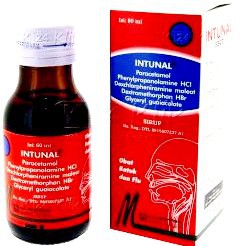 Intunal Sirup Pereda Batuk Flu / Obat Batuk Murah 60ml