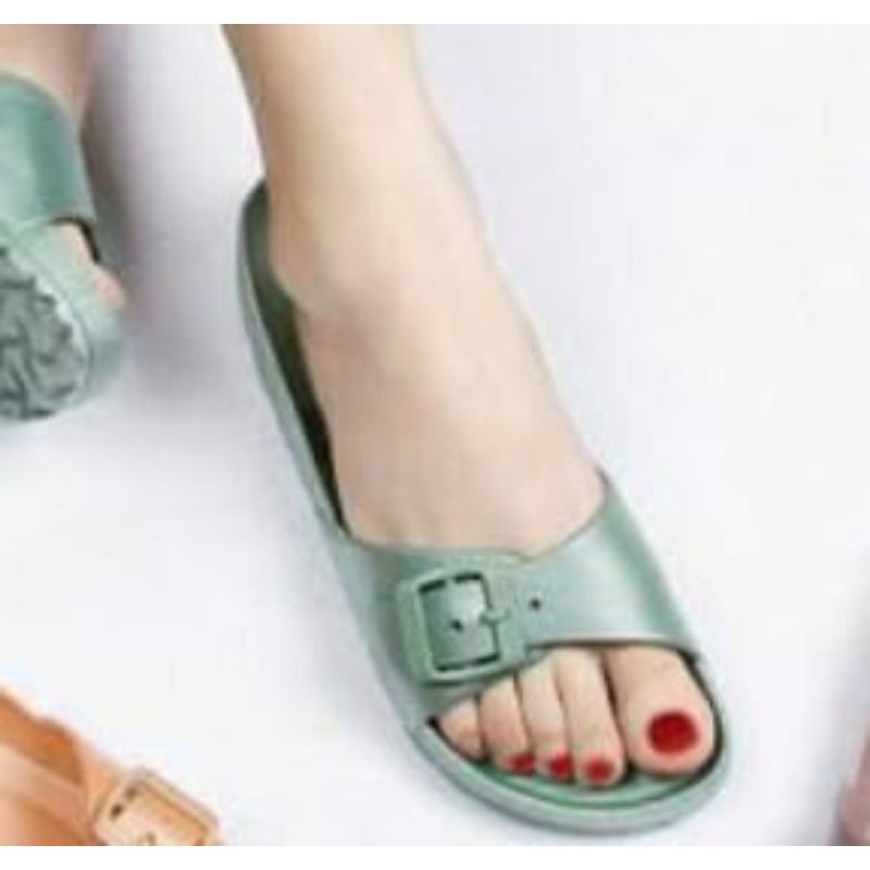Home-LYDIA Sandal Wanita Satu Ban Full Collor B2171 Import