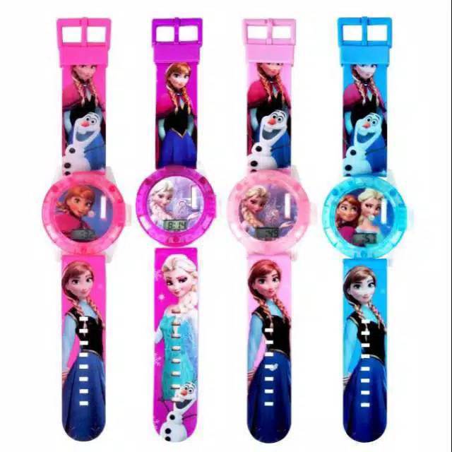 Jam Tangan Anak&quot; Laser Frozen Strap Rubber(Dikirim Dari Jakarta Pusat)