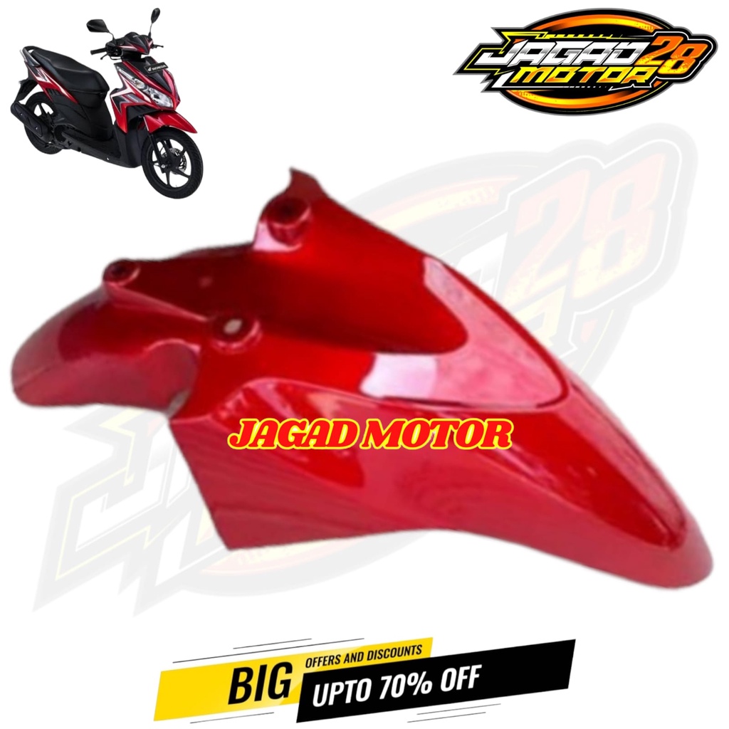 Spakbor Depan Vario Techno 110 Lama Merah / Sepakbor Depan Honda Vario Techno 110 Karbu Lama Merah / Spakbor Slebor Depan Vario Techno 110 CBS Karbu Merah