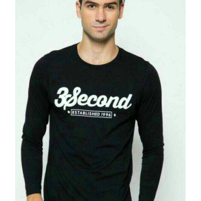 KAOS LENGAN PANJANG THREE SECOND/LONG SLEEVE 3SECOND JUMBO