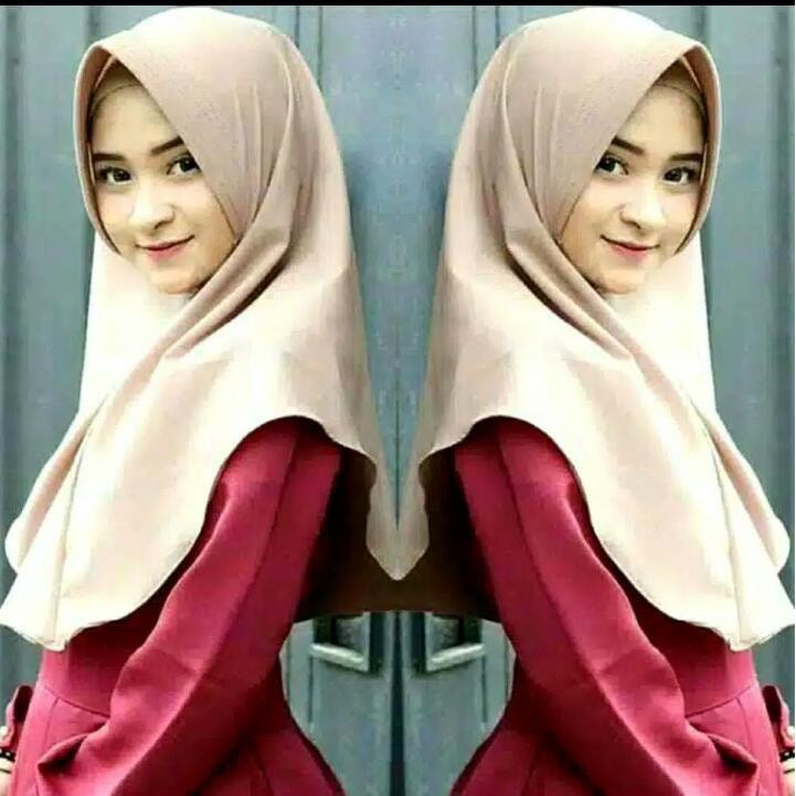 Jilbab Instan Bergo Minang Wolfis | Hijab Instan Pet Kecil Kerudung Instan Bergo antem-2