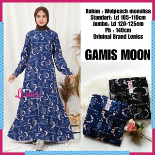  Baju  gamis  sar i  dress busui jumbo  MOON 02 Baju  gamis  