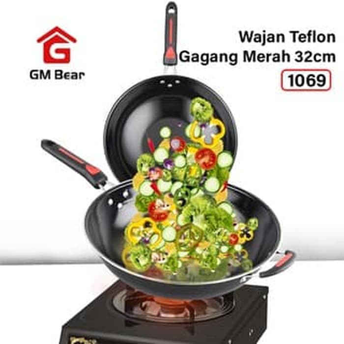 GM Wajan Penggorengan Teflon 32cm 1069
