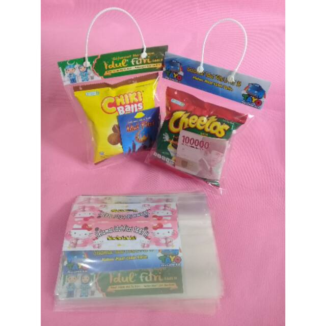 

Plastik Snack Label lebaran / Idul Fitri Custom Desain