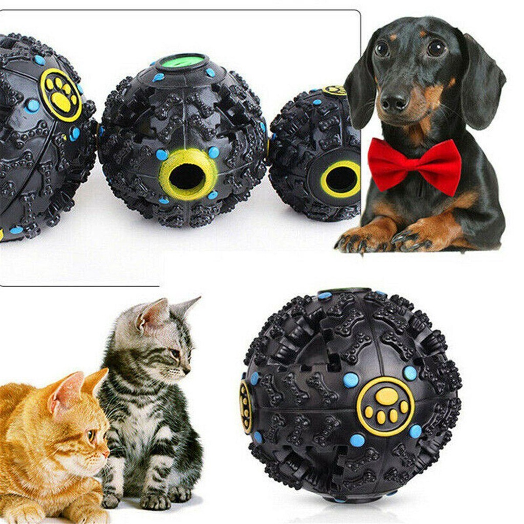 Solighter Dog Giggle Ball Latihan Kreatif Safety Pet Giggle Ball