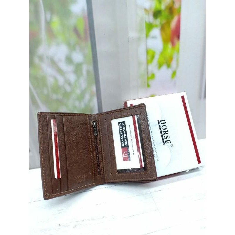 DOMPET KULIT ASLI IMPERIAL HORSE MODEL LIPAT BUKU