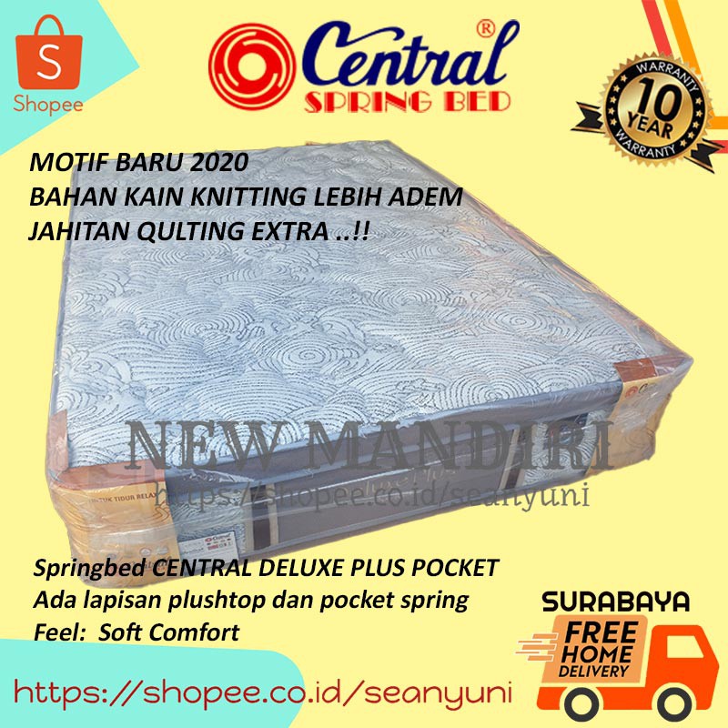Kasur Springbed Central Deluxe Plus Pocket