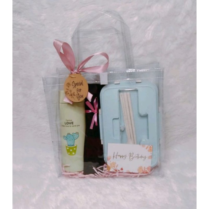 

Tas Mika Transparan Bekal Anak READY STOK 20*10*20 (0,20)