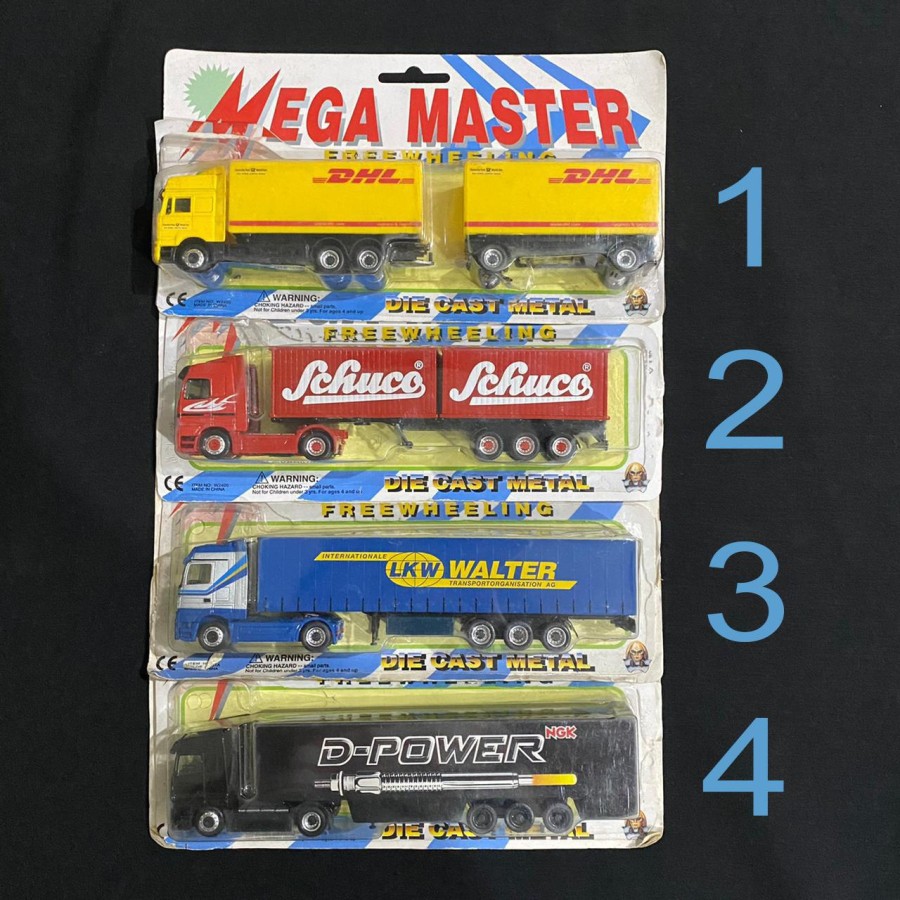 Diecast Truck Mega Master Matching (Schuco) Skala 1/87