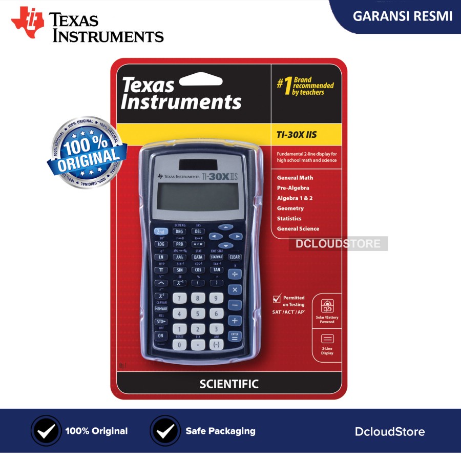 

Calculator Scientific TI 30X IIS Texas Instruments Kalkulator Ilmiah