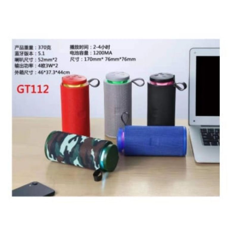 Speaker Bluetooth GT112 Box Music Bluetooth GT112