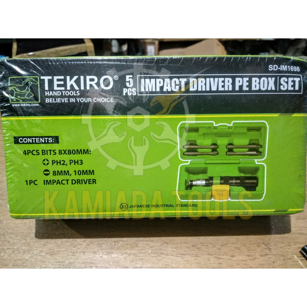 Jual Obeng Ketok Set Pcs Box Pvc Tekiro Impact Driver Pe Box Pcs Tekiro Shopee Indonesia