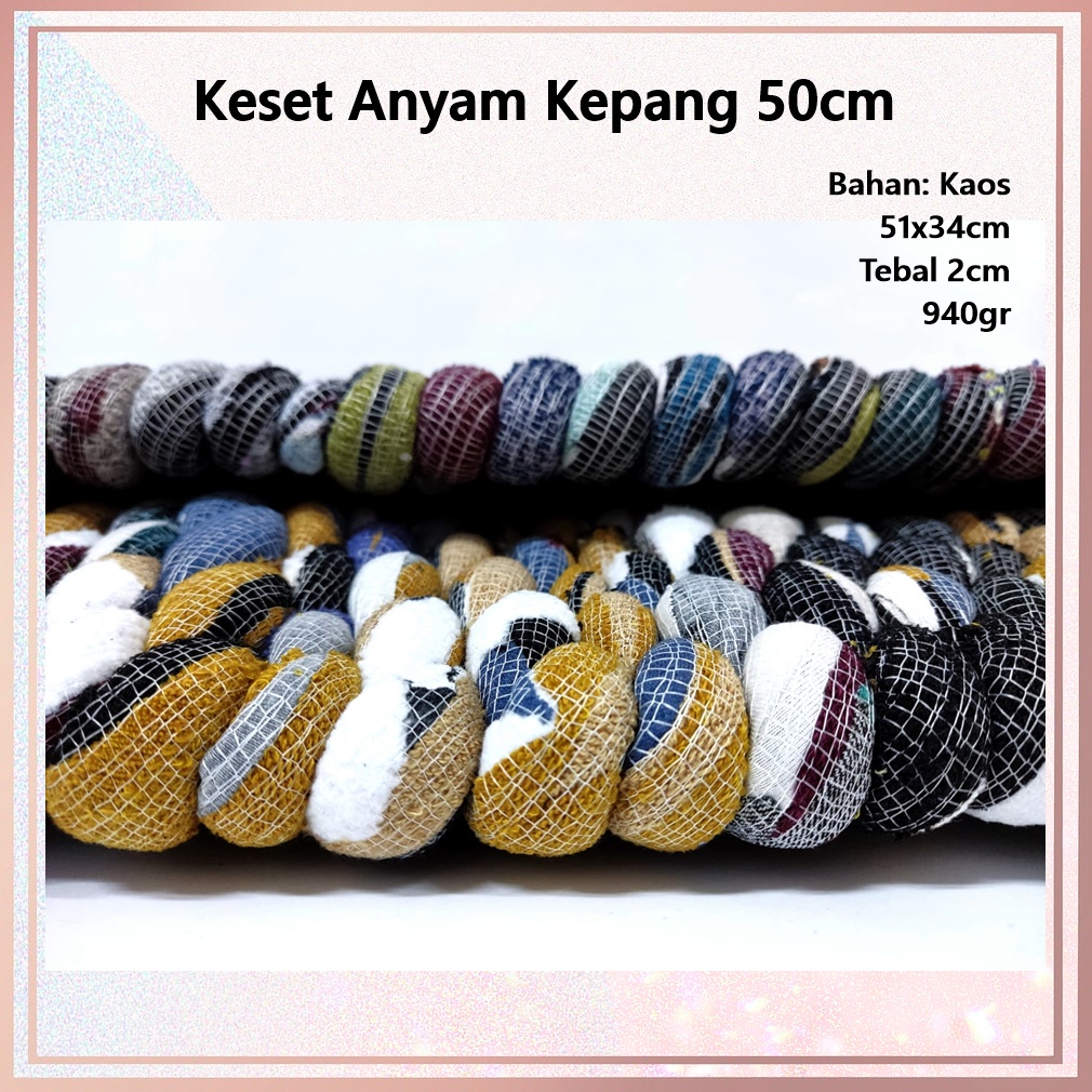 Keset  Kepang Bahan Kaos 50cm