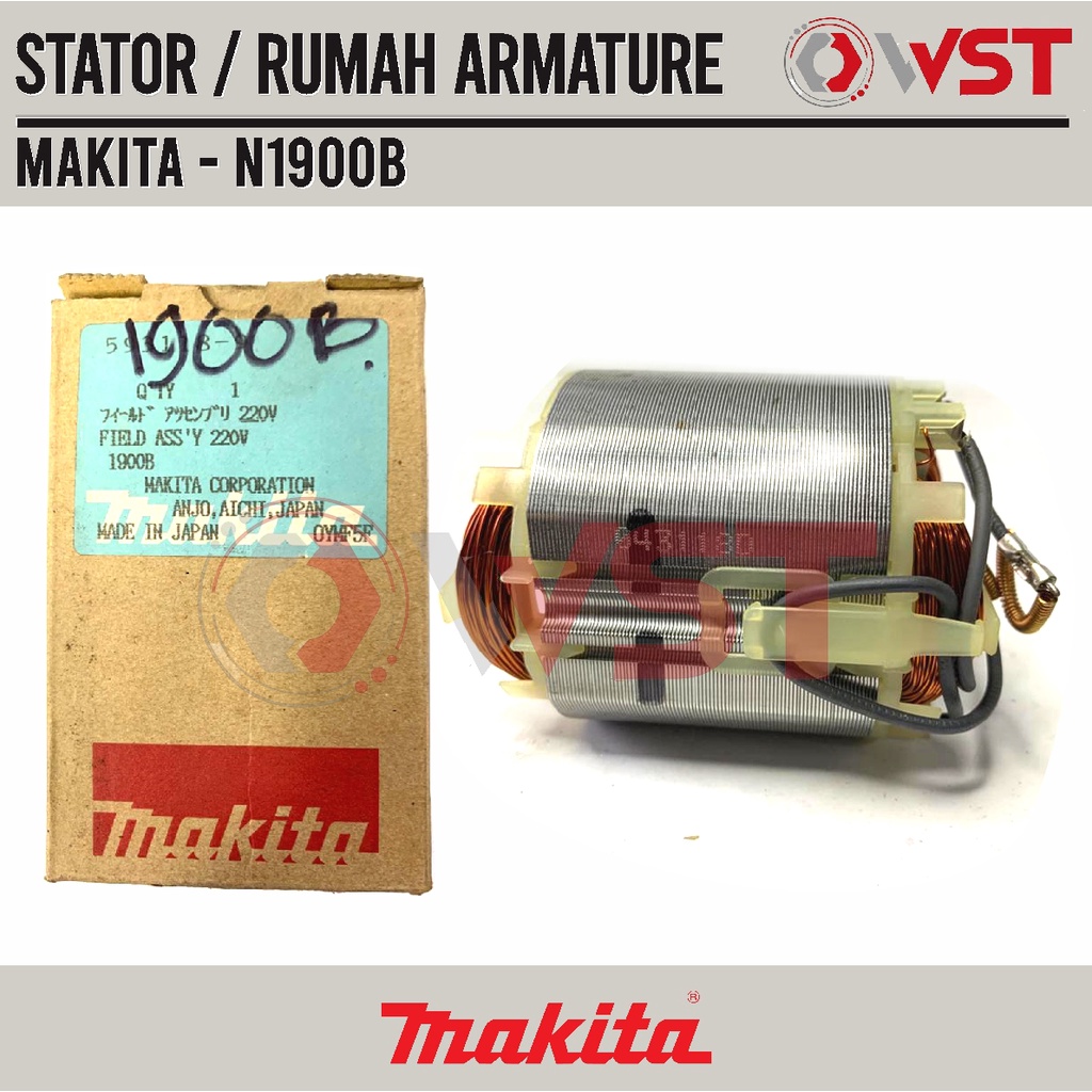 Stator ORIGINAL MAKITA N1900B / N 1900 B / Rumah Armature