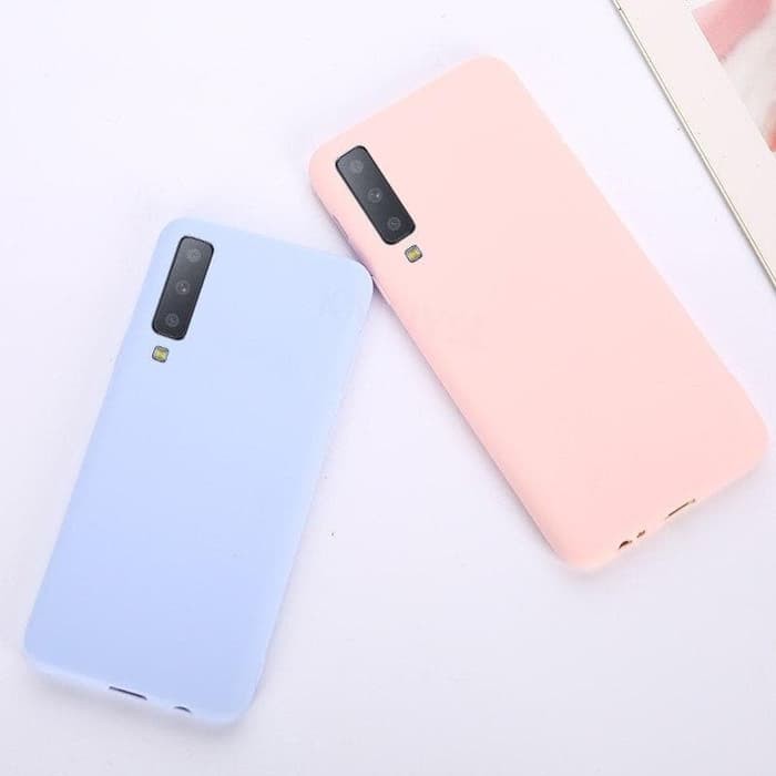 Ready Samsung A7 2018 Original Soft Baby Skin Case Slim Doff A7 2018