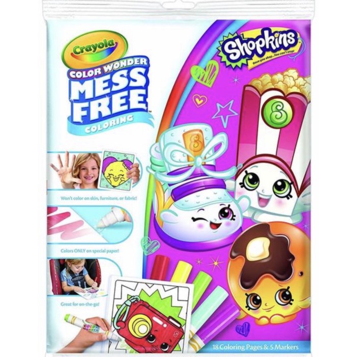

Mudah Crayola Color Wonder - Shopkins Coloring Book Set Terbatas