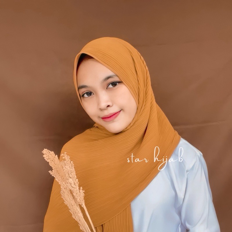 (TANPA GARIS TENGAH) PASHMINA PLISKET FULL CERUTY PART 1