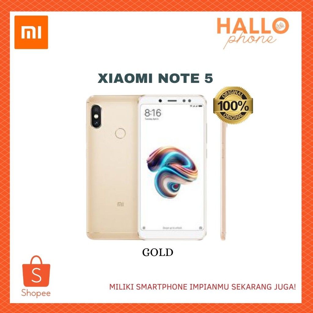 XIAOMI NOTE 5 4/64 GB [ GARANSI RESMI ]