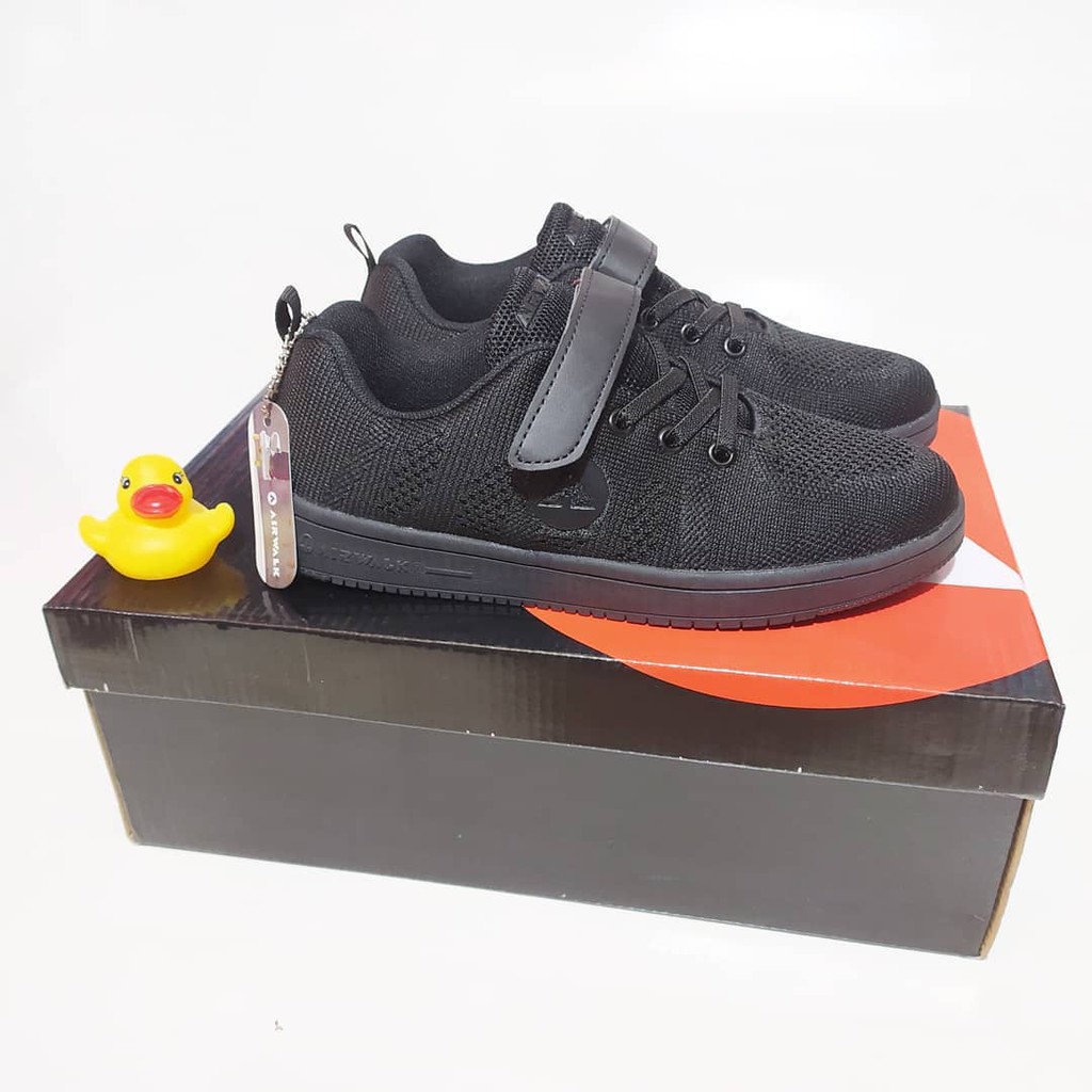  Sepatu  Anak Airwalk  Fox JR Black Original Shopee  Indonesia