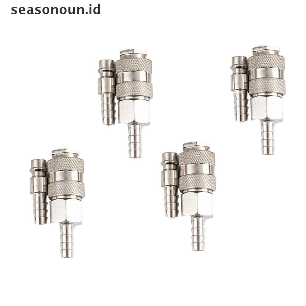 (seasonoun) Adaptor Konektor Pneumatik + Plug EU Untuk Kompresor Udara
