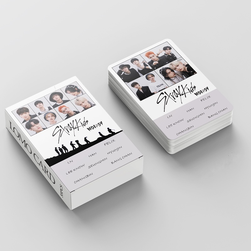 55pcs/box Stray Kids photocards 2021 NOEASY Album LOMO card Postcard ((In STOCK) Kpop fan)