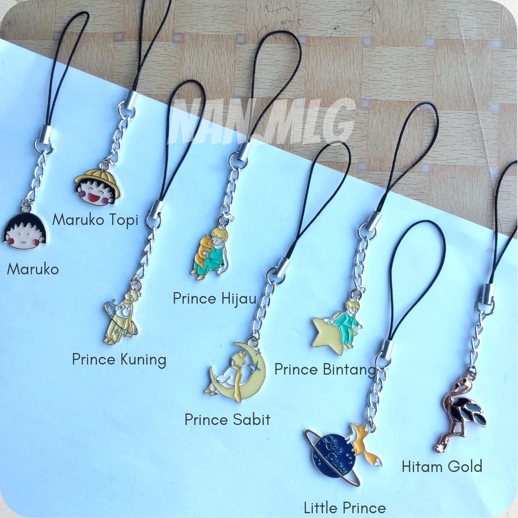 Gantungan hp kunci flashdisk PRINCE rantai