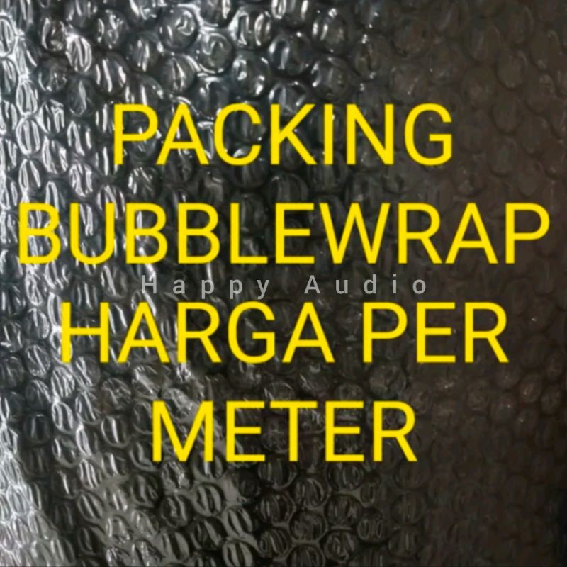 

Packing Bubble Wrap Hitam Harga Per 1 Meter x 1.2 Meter High Quality