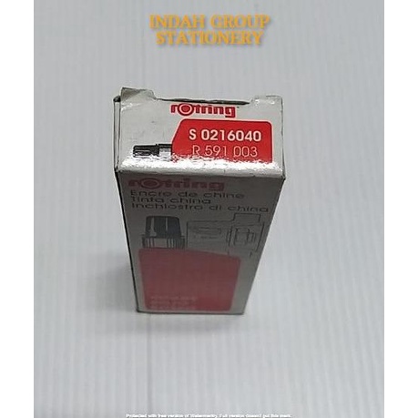 

Ink | Tinta Rotring (Warna Selain Hitam)