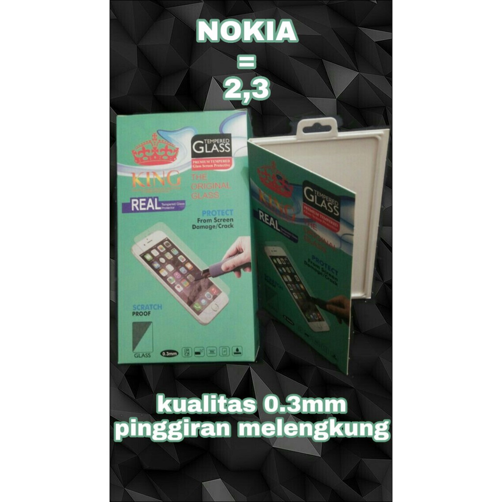 (GARANSI)Tempered Glass Nokia 2/Nokia 3