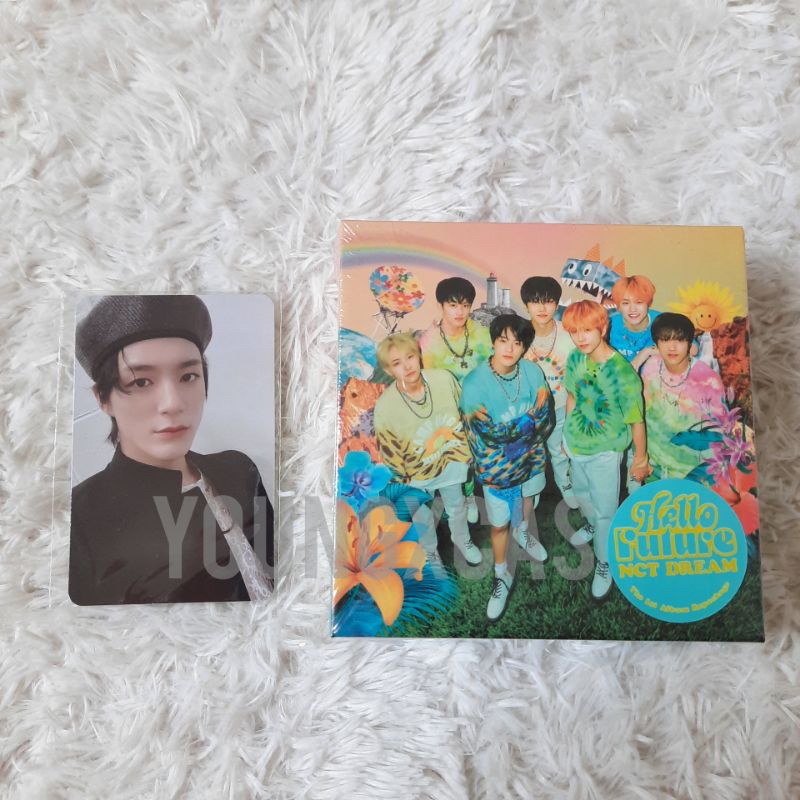PC JENO HELLO FUTURE KIHNO VER SET / PHOTOCARD JENO BERET NCT DREAM BONUS POSTER