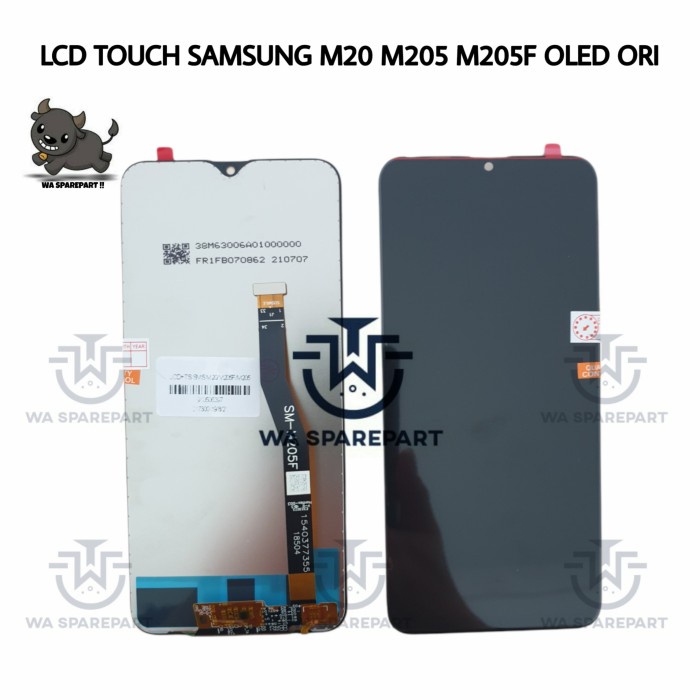 LCD TOUCHSCREEN 1SET SAMSUNG M20 M205 M205F OLED ORIGINAL