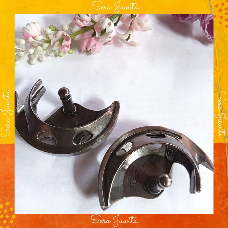 Bulan Bulan Shuttle Hook Sarangan Mesin Jahit Kecil Butterfly Tradisional Kepala Hitam | Rotary Hook