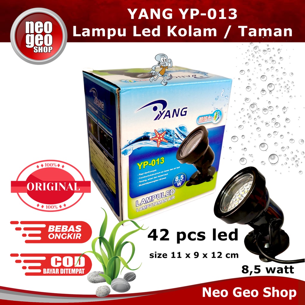 YANG YP013 YP 013 Lampu Celup Led Kolam Taman Hias