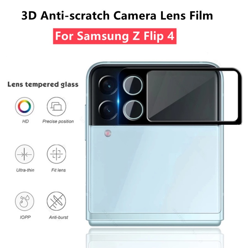 Pelindung Layar Tempered Glass HD 3D Anti Gores Untuk Samsung Z Flip 4