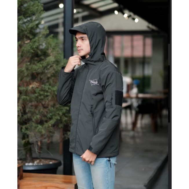 jaket pria henzogar simple jaket outdoor