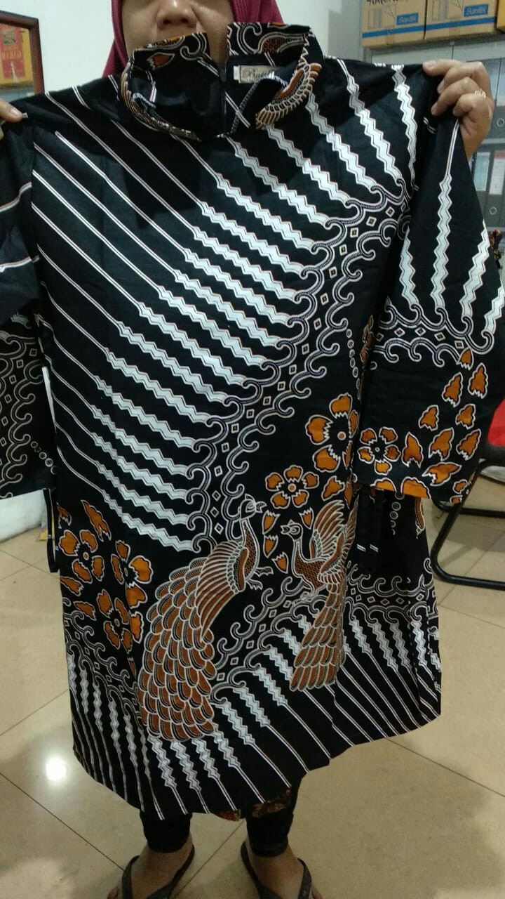 Terlaris Serut Genes Jelita Tunic Navbor Yelbor Whitbor Creambor Tunik Batik Modern Hrb030 Dolbi Dob